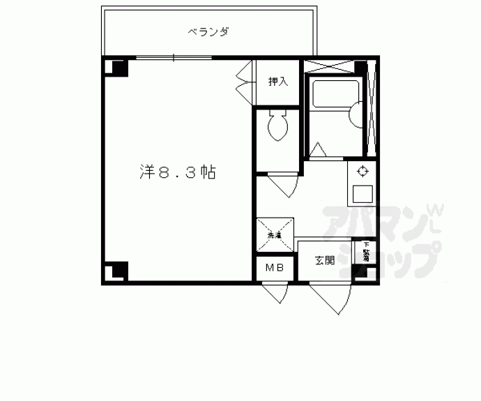 【メゾン・ド・シャルム】間取