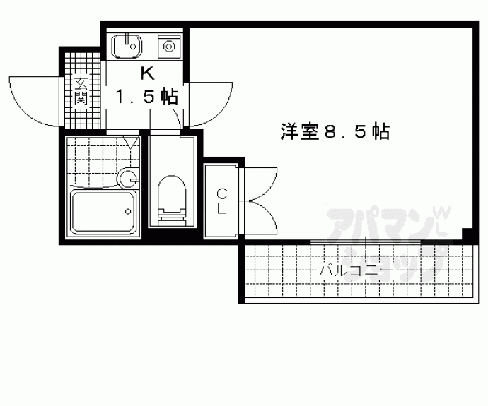 【サキゾーメゾン竹鼻】間取
