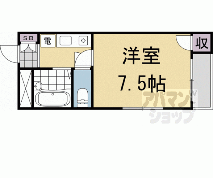 【メゾンドカルム】間取