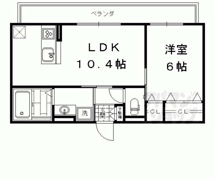 【大喜清明館一号館　二号館】間取