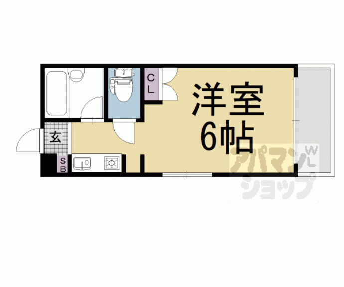 【サンシーガルⅠ・Ⅱ】間取