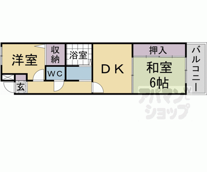 【トーカン淀本町マンション】間取