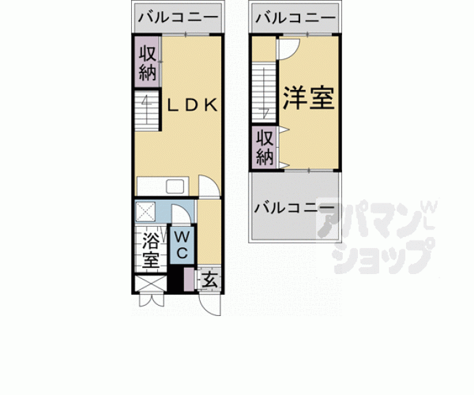 【トーカン淀本町マンション】間取