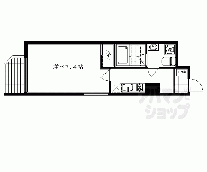 【クレストコート二条城北】間取