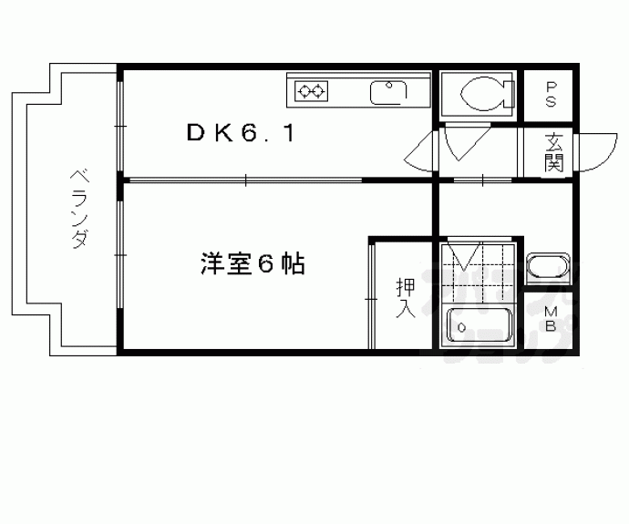 【ヴィラージュK】間取