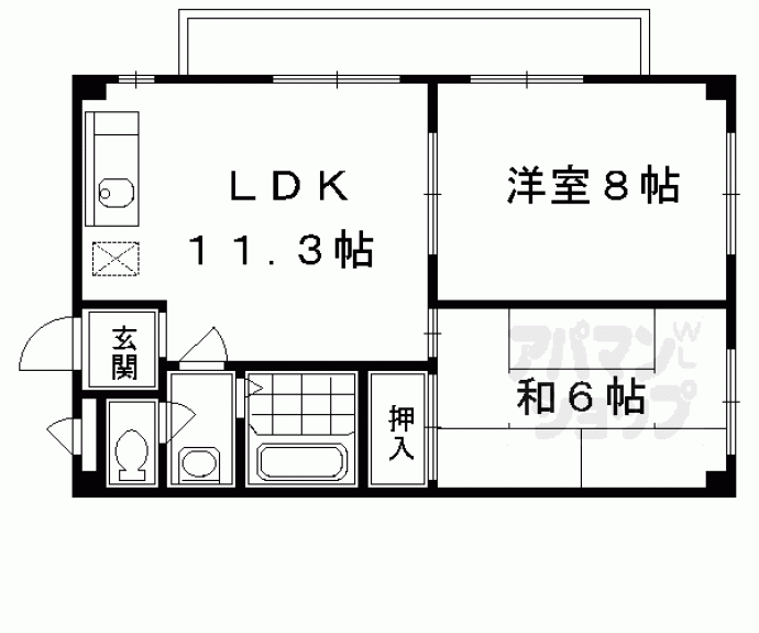 【ヤムズヴィレッジ】間取