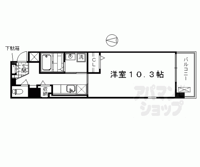 【belle・franc祥鳥橋】間取