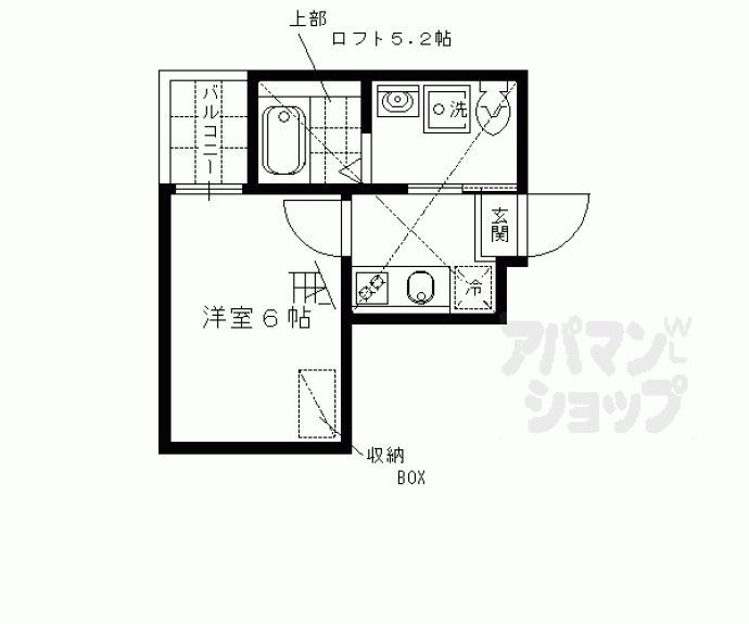 【ＷＥＳＴ９Ｍｉｒｒｏｒ　１・２号館】間取