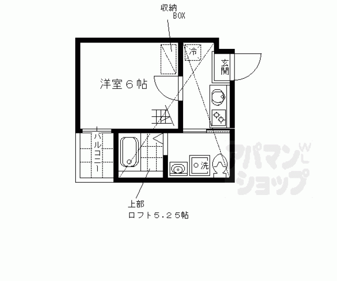 【ＷＥＳＴ９Ｍｉｒｒｏｒ　１・２号館】間取