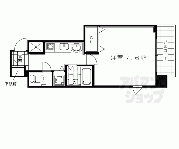 【サムティ京都駅前】間取