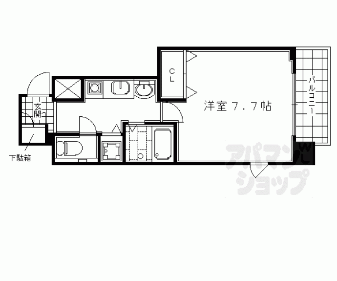 【サムティ京都駅前】間取