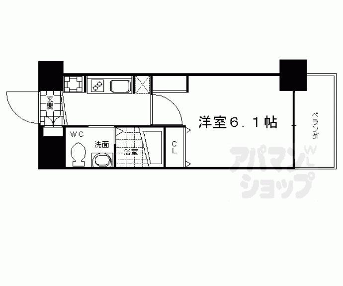 【エステムプラザ京都御所ノ内ＲＥＧＩＡ】間取