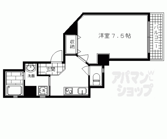 【ラパス高辻】間取