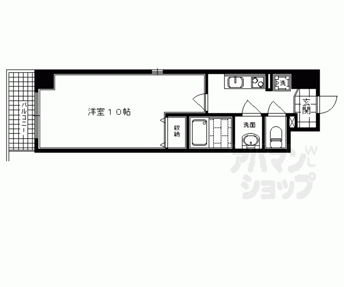 【ラパス高辻】間取