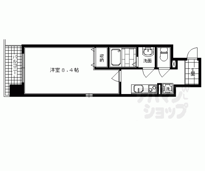 【ラパス高辻】間取