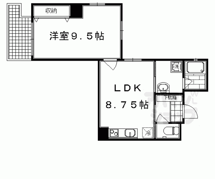 【アクアレリスト今出川】間取
