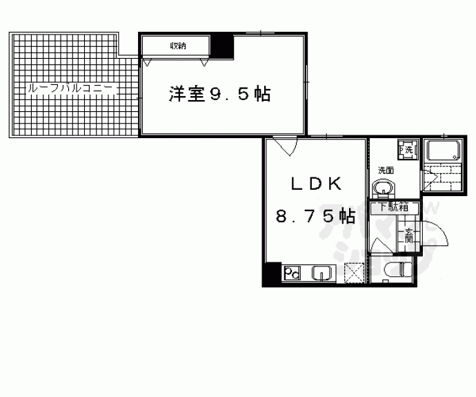 【アクアレリスト今出川】間取