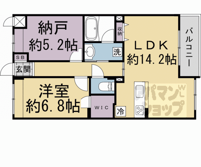 【グラシア堺町御門】間取