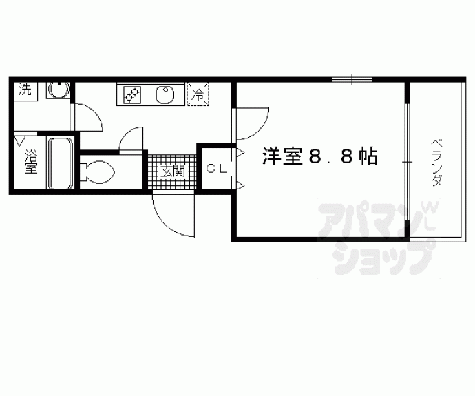 【チコーベルメゾン東山】間取