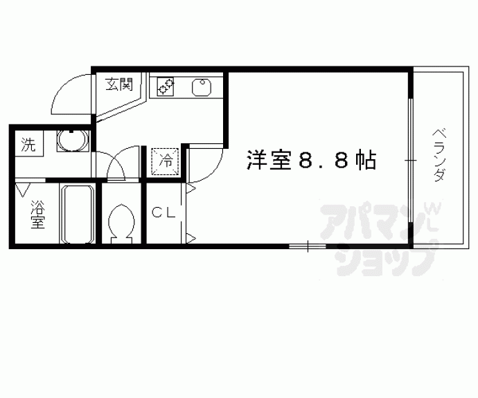【チコーベルメゾン東山】間取
