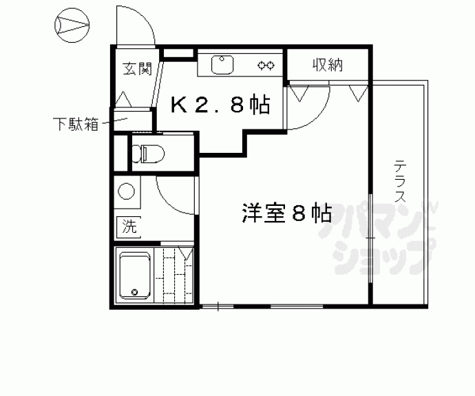 【メゾン妙法院】間取
