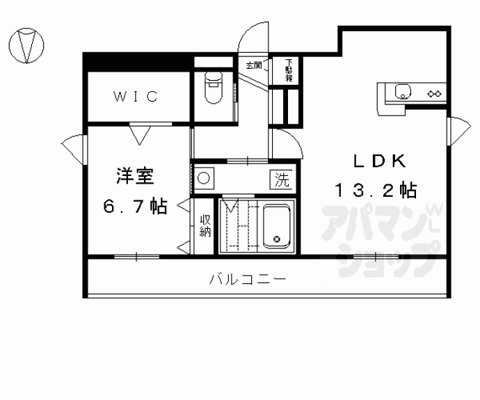 【メゾン妙法院】間取