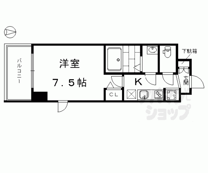 【ｍａｓｔｅｒｙ　ｃｏｕｒｔ】間取