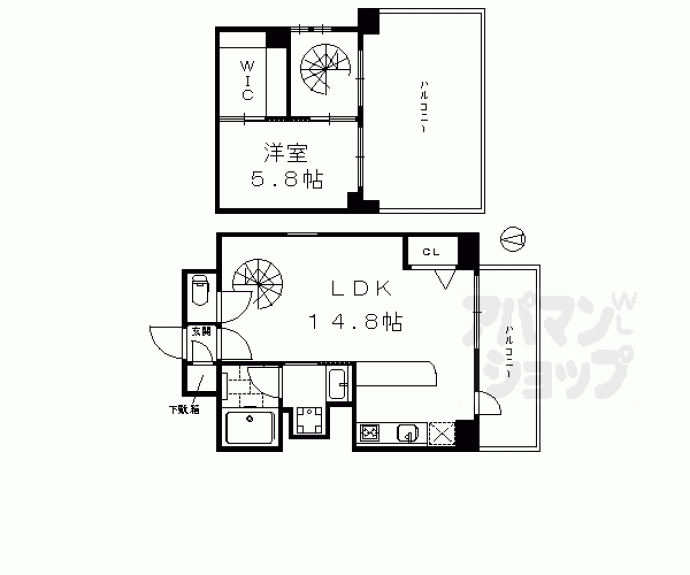 【Ｒｅｆｉａｎｔ　Ｖｅｒｄｅ】間取