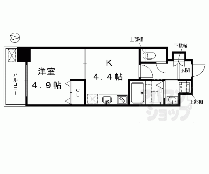 【アクアプレイス京都洛南II】間取