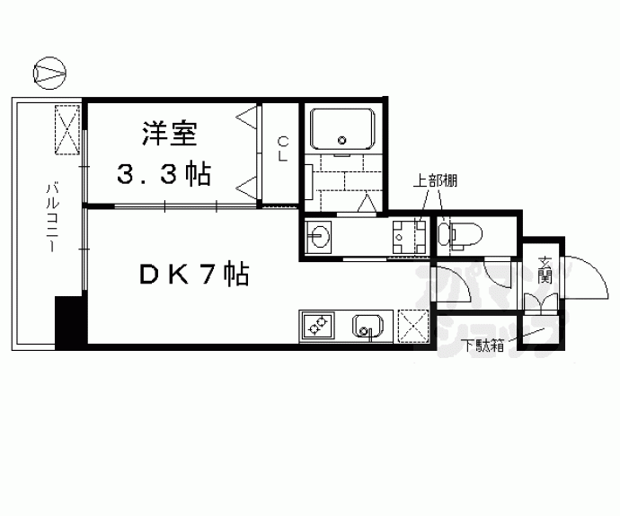 【アクアプレイス京都洛南II】間取