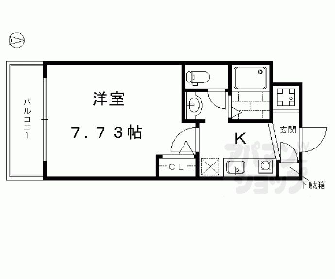 【シボラ西大路】間取