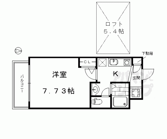 【シボラ西大路】間取