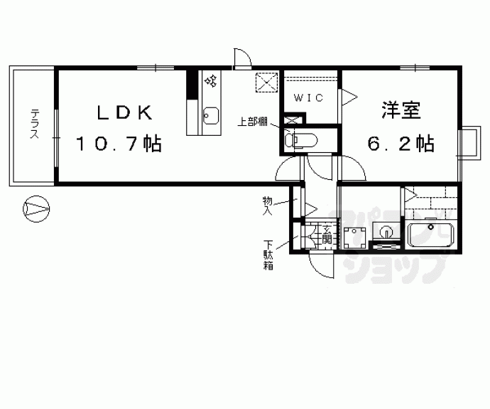 【エスポワールブリイエⅡ】間取