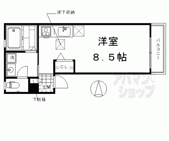 【ヴァンベール東山】間取