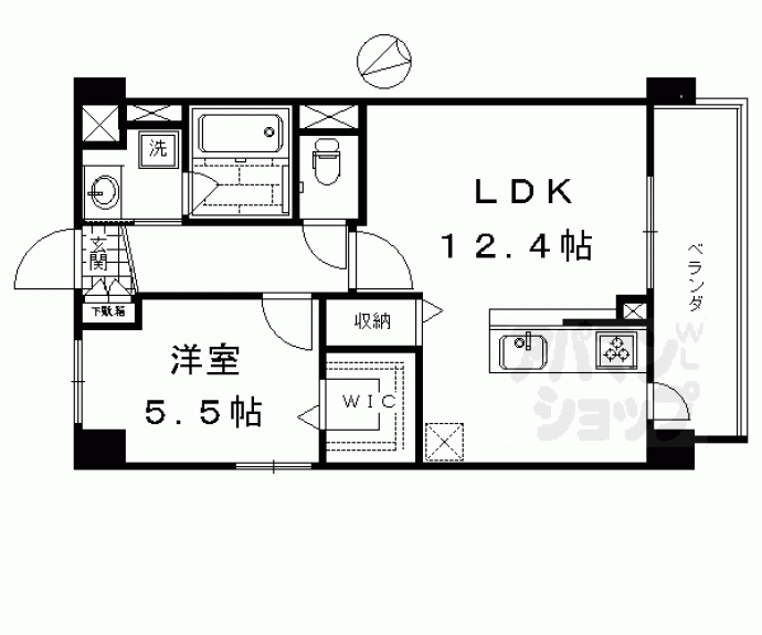 【Glanz京都南】間取
