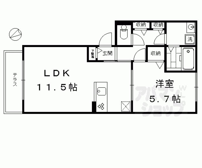 【カーサアザレア】間取