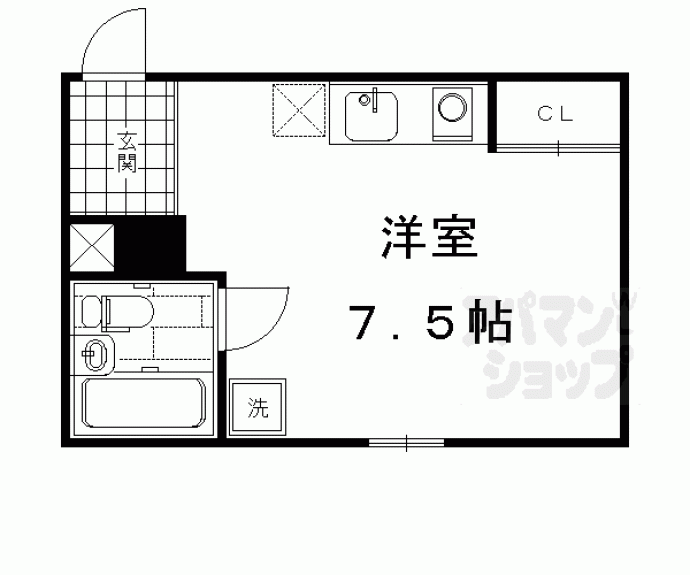 【サンローラン九条】間取