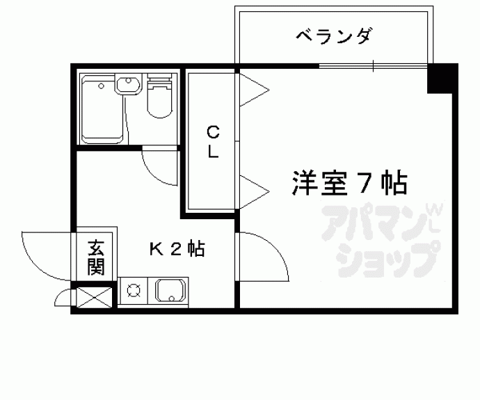 【四ノ宮コート】間取