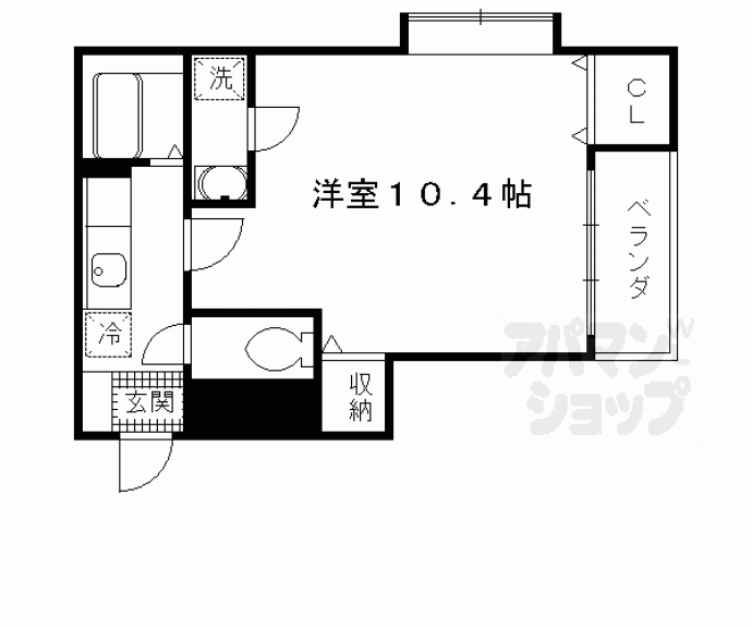 【ラフィーネ　葛野】間取