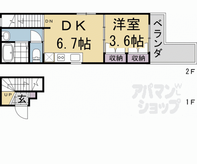 【エトワールじゅらく】間取