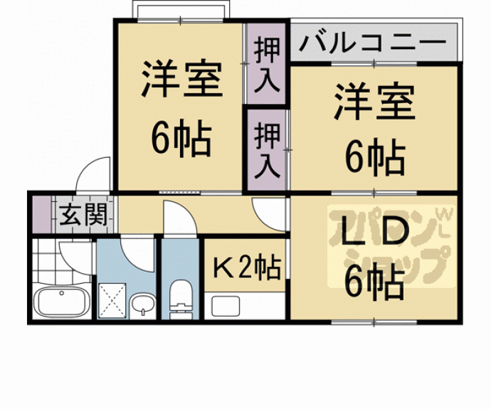 【サンフローラ小野】間取