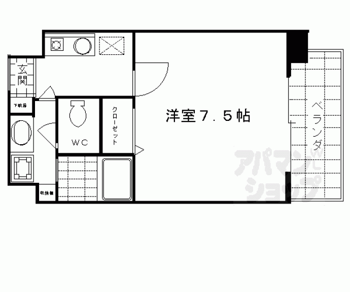 【Royal京都駅前】間取