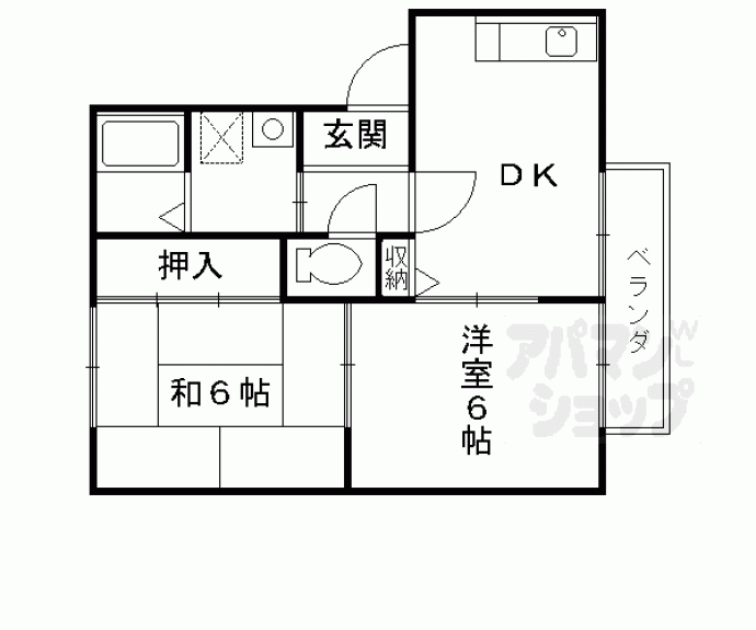 【ディアコート】間取