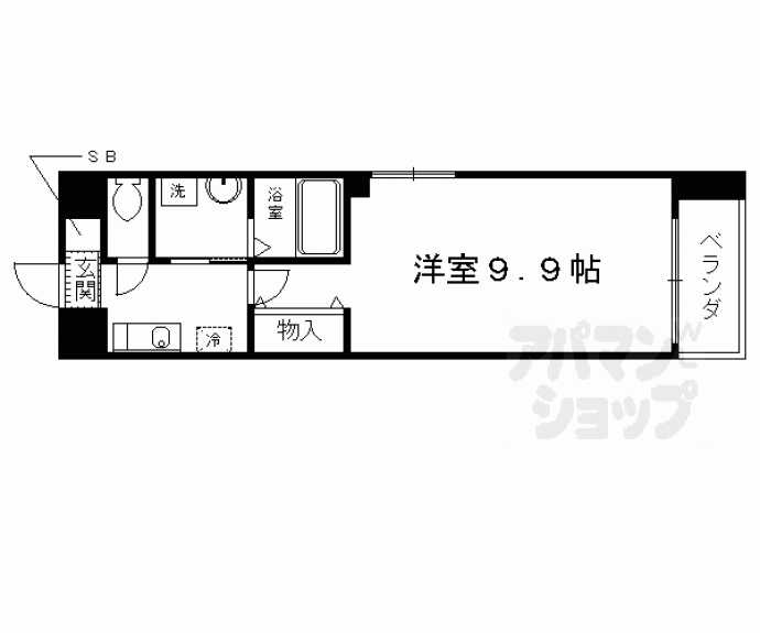 【アスティオン深草】間取