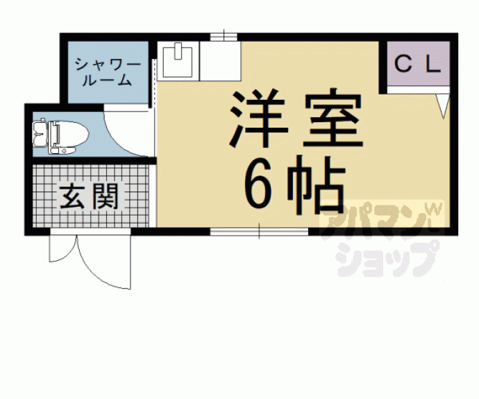 【竹屋町貸テラス】間取