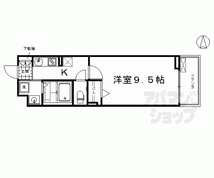 【アビタシオン吉祥院】間取