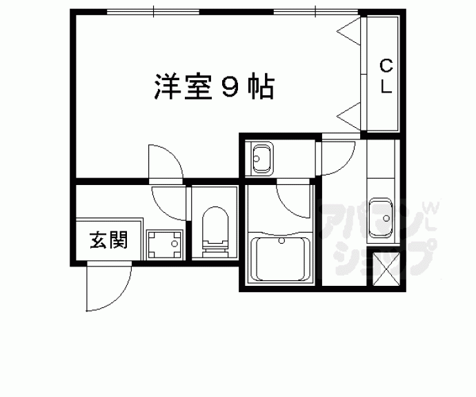 【プラネシア星の子山科駅前】間取