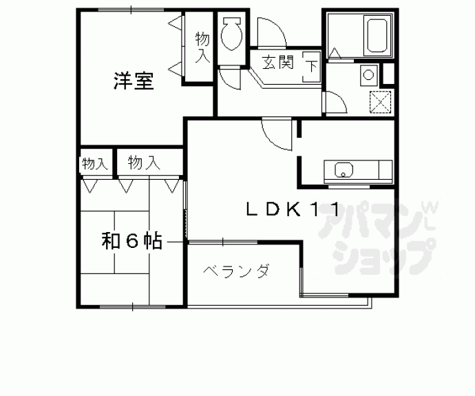 【ヘーベルヒルズ西向日】間取
