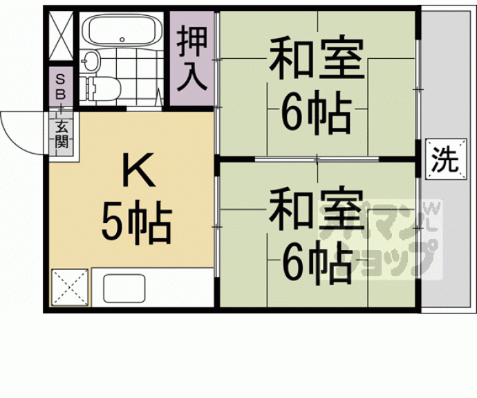 【木崎コーポラス】間取