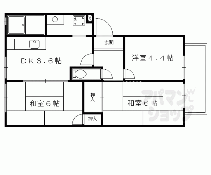 【ラテール音羽　Ａ棟】間取